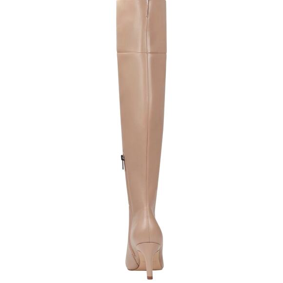 Marc Fisher LTD Genessa 2 Pointed Toe Over the Knee Boot Med Natural 8 - Picture 2 of 7